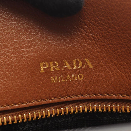 Prada Handbag 2-Way Brown Leather Tote — view 4