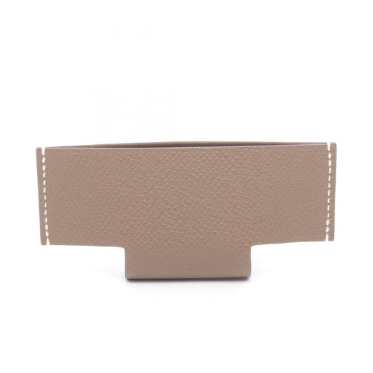 Hermes Card Case Pocket Etoupe