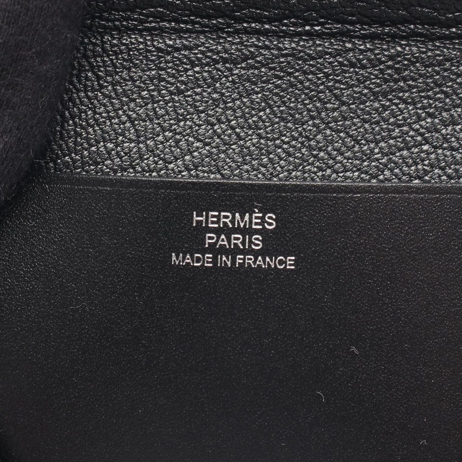 Hermes Card Case Coin de Black Calf — view 4