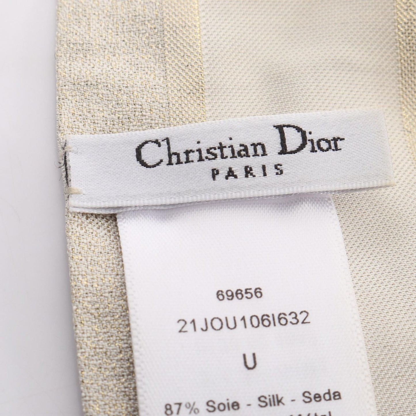 Dior Scarf Mitzah Toile de Jouy Ribbon Silk — view 4