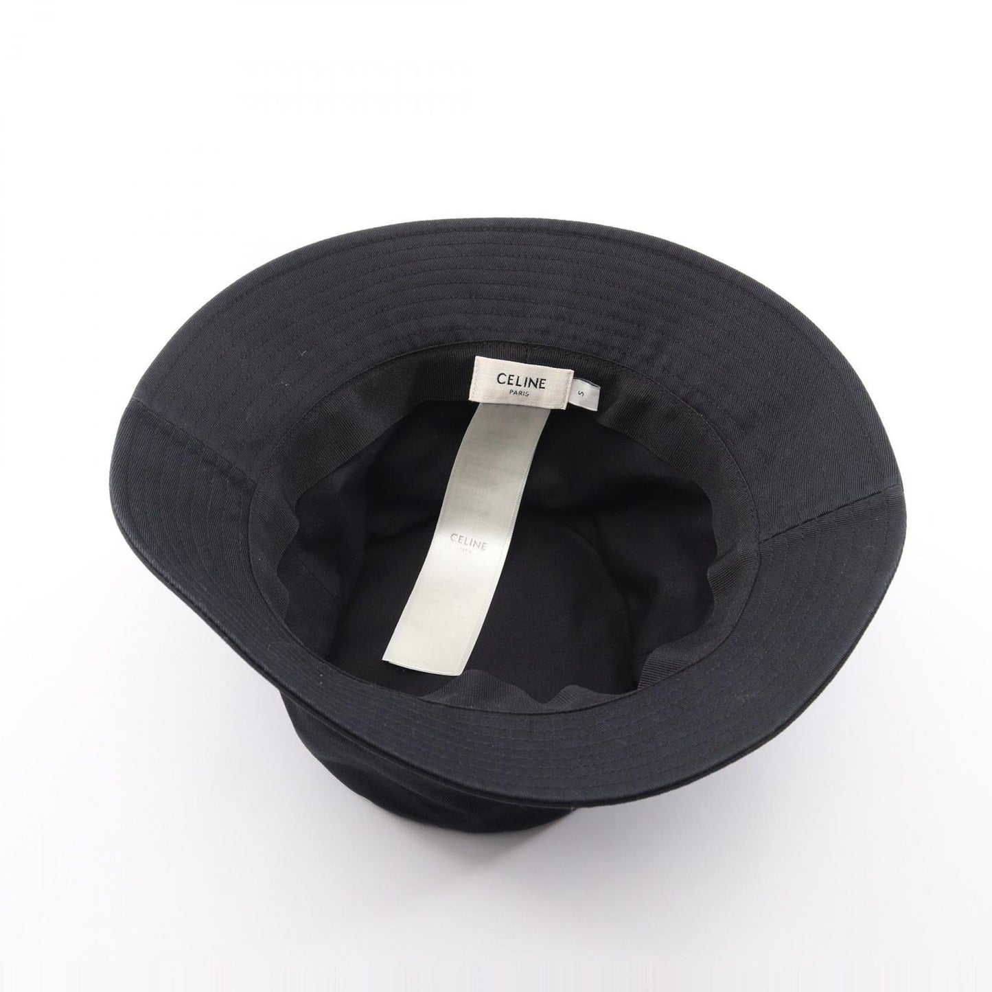Celine Hat Logo Embroidery Bucket — view 3