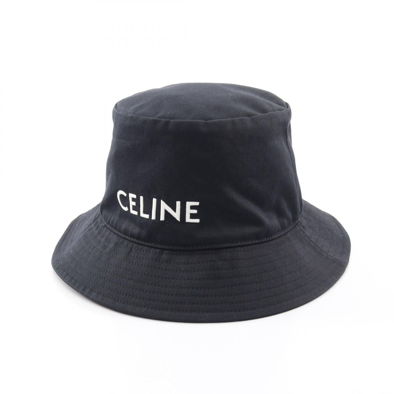 Celine Hat Logo Embroidery Bucket