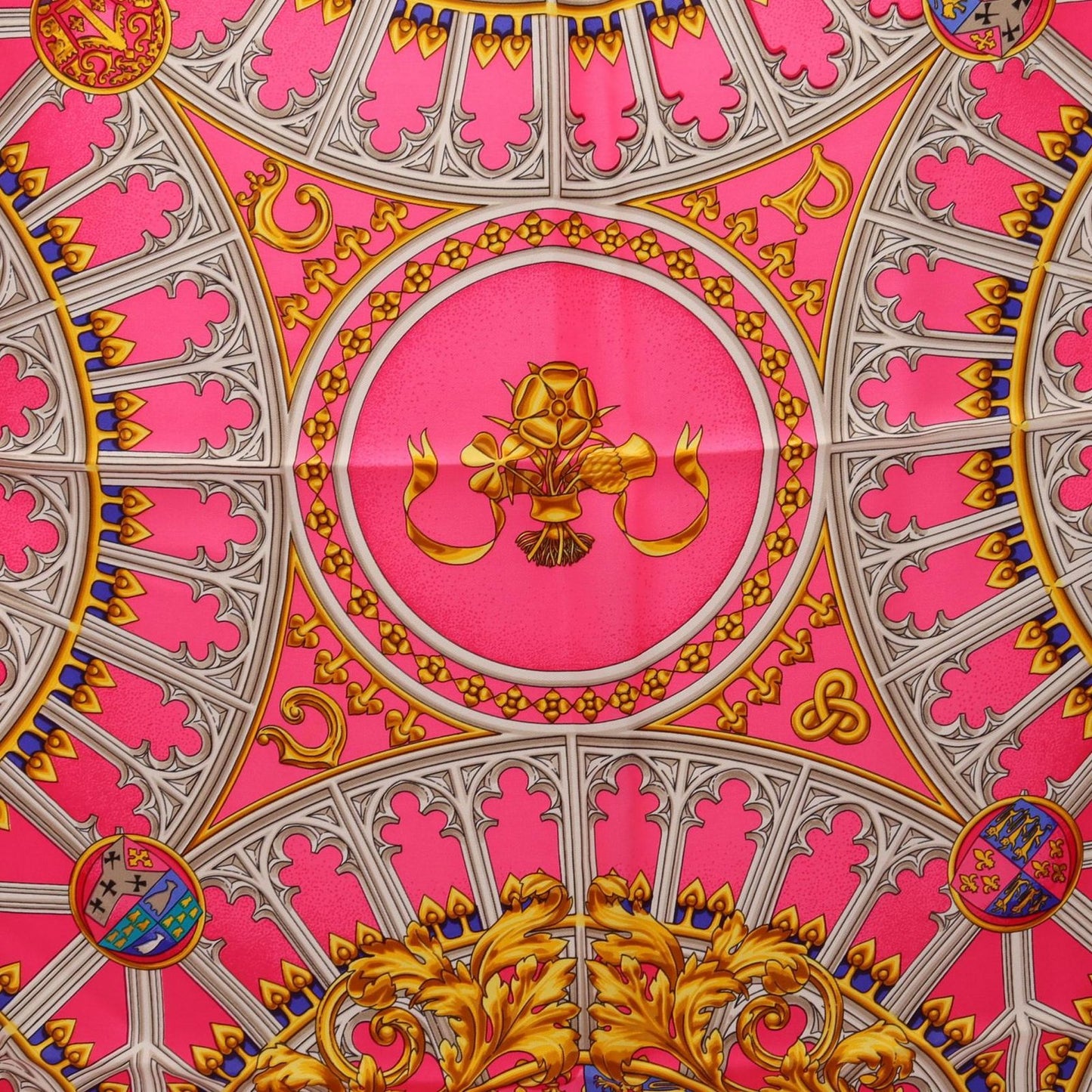 Hermes Scarf Carre 90 British Heraldry Silk — view 6