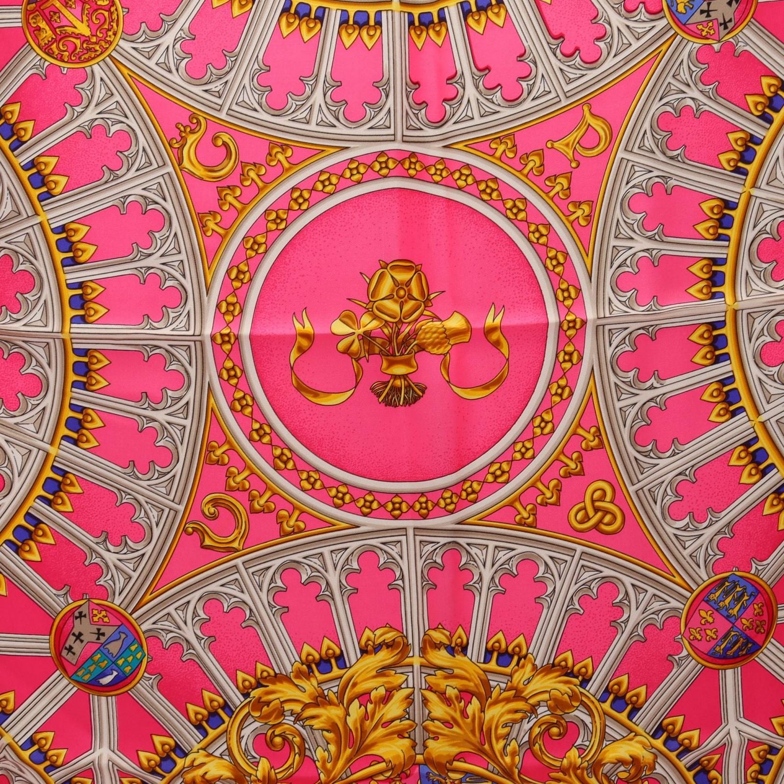 Hermes Scarf Carre 90 British Heraldry Silk — view 6