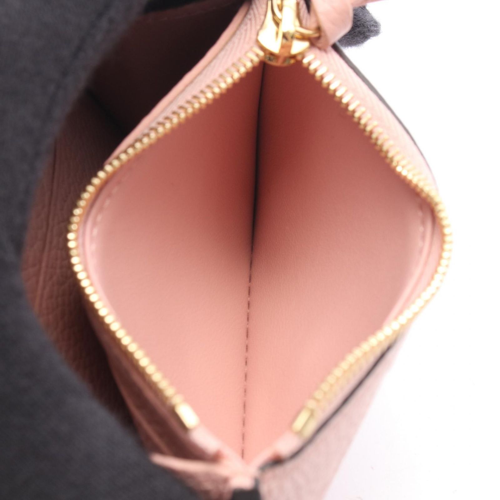Louis Vuitton Bifold Wallet Porte-Monnaie Rosalie Rose Poudre Leather — view 5