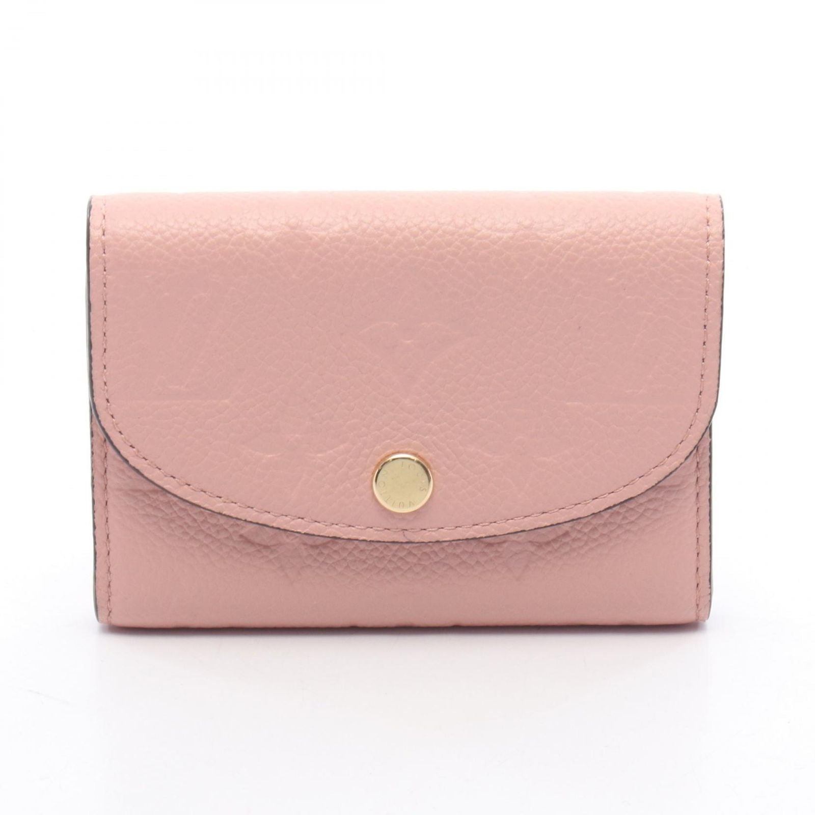 Louis Vuitton Bifold Wallet Porte-Monnaie Rosalie Rose Poudre Leather