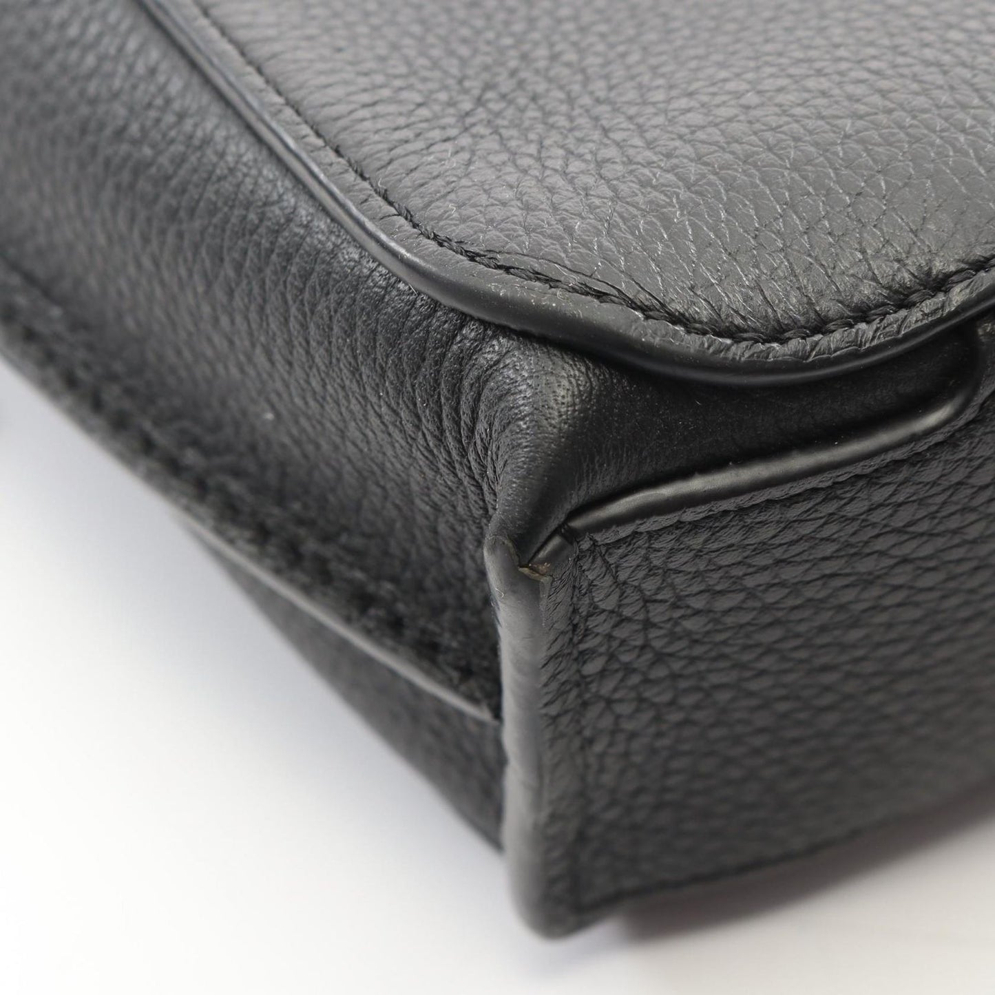 Loewe Briefcase Goya Slim 2-Way Black Leather — view 6