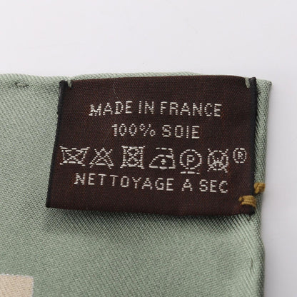 Hermes Scarf Carre 90 Beaute Composee Beige Silk — view 3