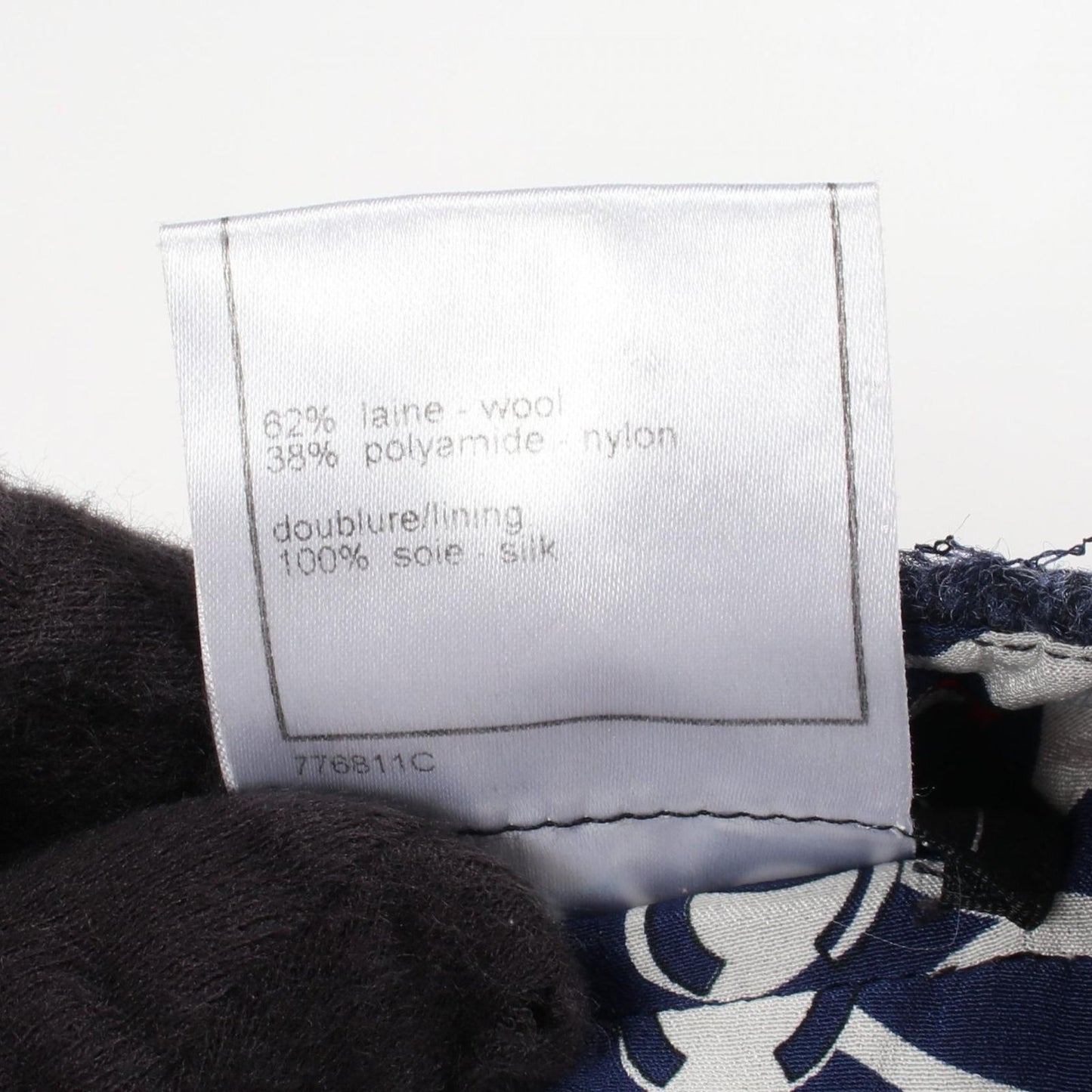 Chanel Skirt CC Logo Tweed Wool — view 4
