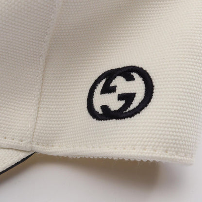 Gucci Cap Interlocking Sherry Line Baseball White Cap — view 8