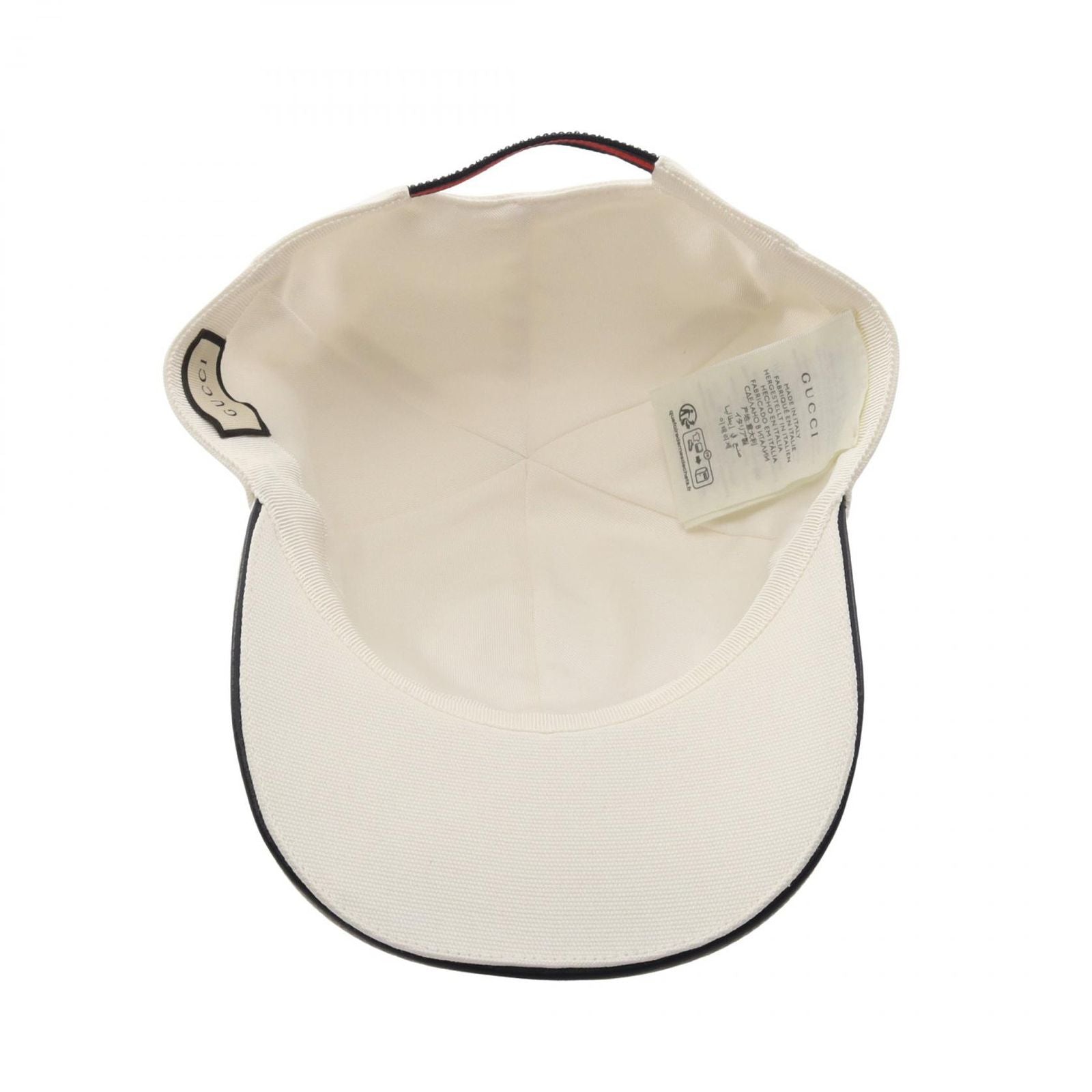 Gucci Cap Interlocking Sherry Line Baseball White Cap — view 3