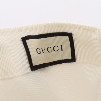 Gucci Cap Interlocking Sherry Line Baseball White Cap — view 4