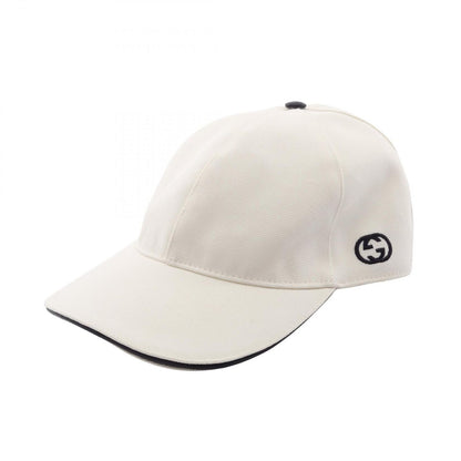 Gucci Cap Interlocking Sherry Line Baseball White Cap