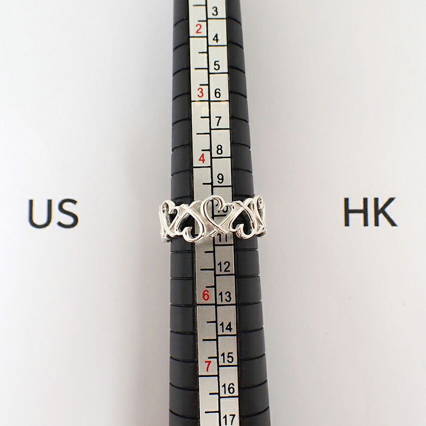 Tiffany & Co 925 Full Eternity Loving Heart No 9 Ring — view 7