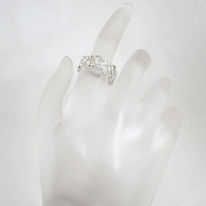 Tiffany & Co 925 Full Eternity Loving Heart No 9 Ring — view 3