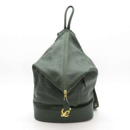 Loewe Anton Sling Backpack Leather Green
