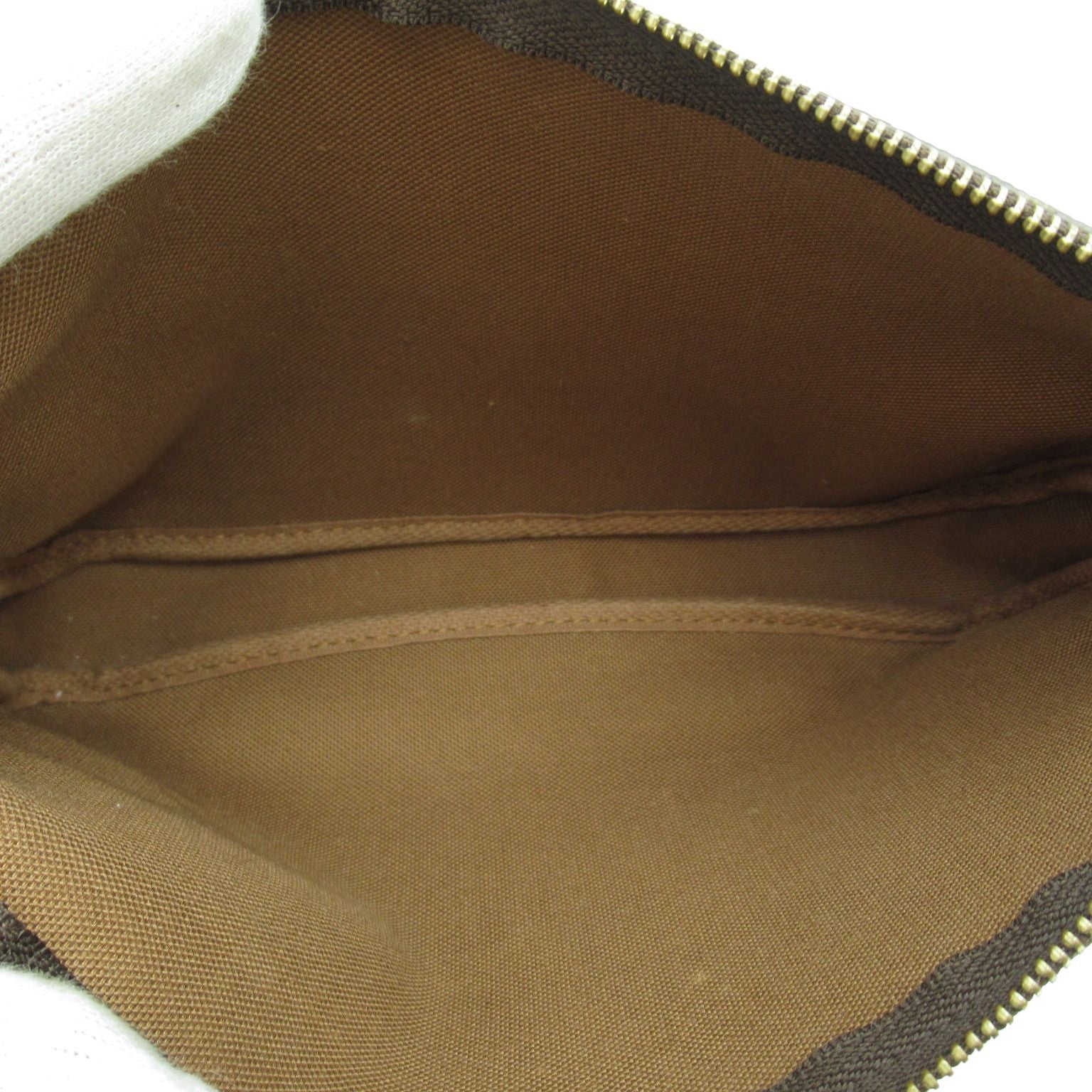 Louis Vuitton Pochette Soir Monogram Handbag Brown — view 7