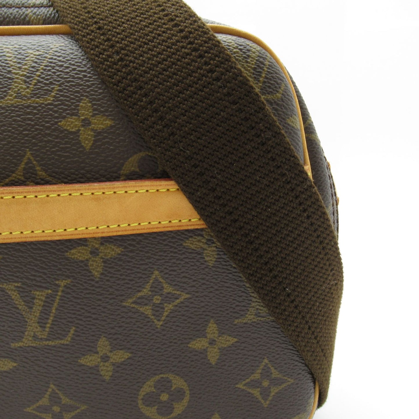 Louis Vuitton Reporter PM Monogram Shoulder Bag Brown — view 2