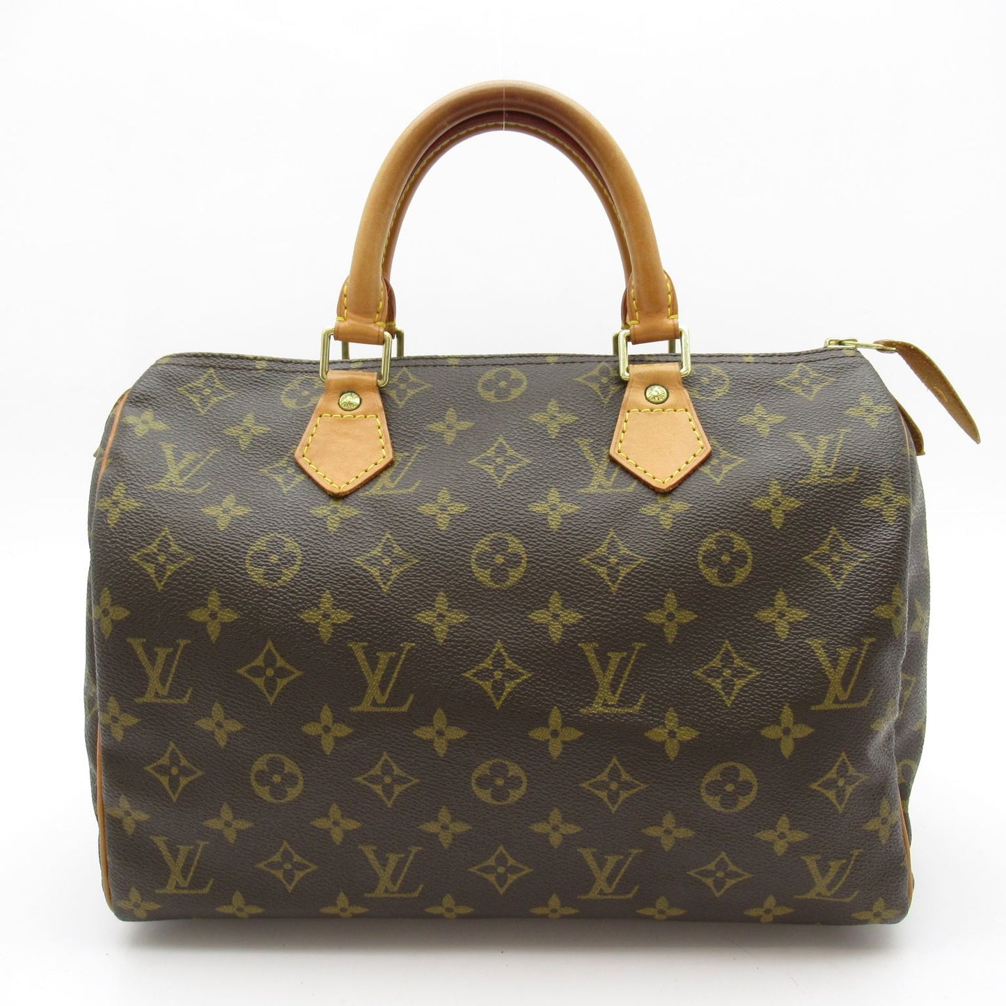 Louis Vuitton Speedy 30 Monogram Handbag Brown