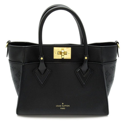 Louis Vuitton on My Side PM Monogram Mahina Shoulder Bag Black