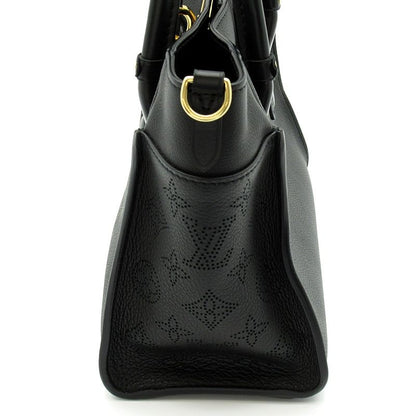 Louis Vuitton on My Side PM Monogram Mahina Shoulder Bag Black — view 3