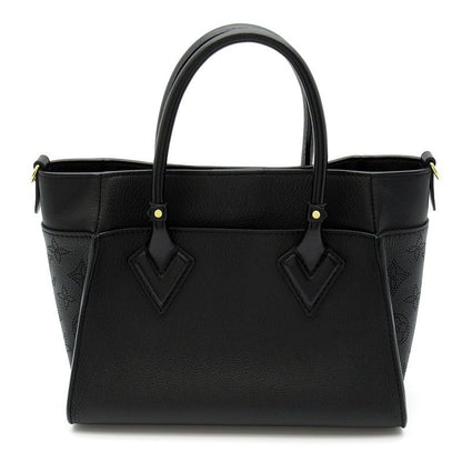 Louis Vuitton on My Side PM Monogram Mahina Shoulder Bag Black — view 4
