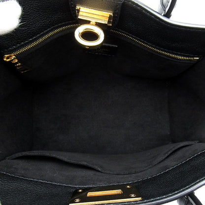 Louis Vuitton on My Side PM Monogram Mahina Shoulder Bag Black — view 7