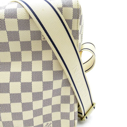 Louis Vuitton Naviglio Damier Azur Shoulder Bag White — view 2