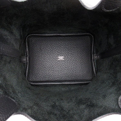 Hermes Picotin Lock PM Taurillon Clemence Handbag Black — view 7