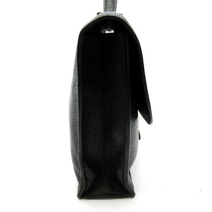 Hermes Sac a Depeches 27 Taurillon Clemence Business Bag Black — view 5