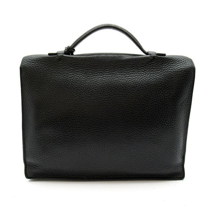 Hermes Sac a Depeches 27 Taurillon Clemence Business Bag Black — view 4