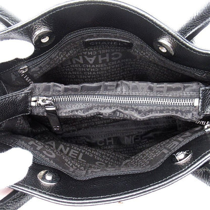 Chanel 2.55 Executive Small Tote Leather Black — view 7