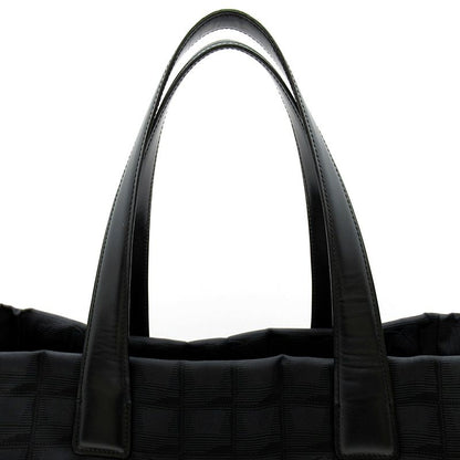 Chanel New Travel Line Tote MM Nylon Calf Black — view 2