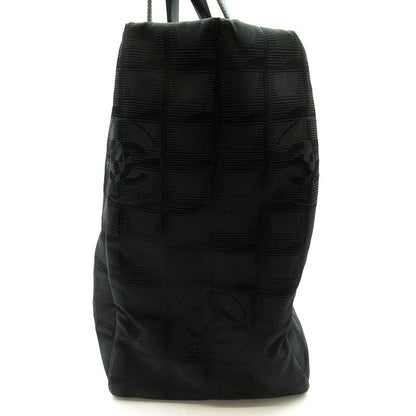 Chanel New Travel Line Tote MM Nylon Calf Black — view 3