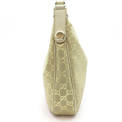 Gucci Shoulder Bag Suede Leather Beige — view 5