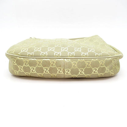 Gucci Shoulder Bag Suede Leather Beige — view 6