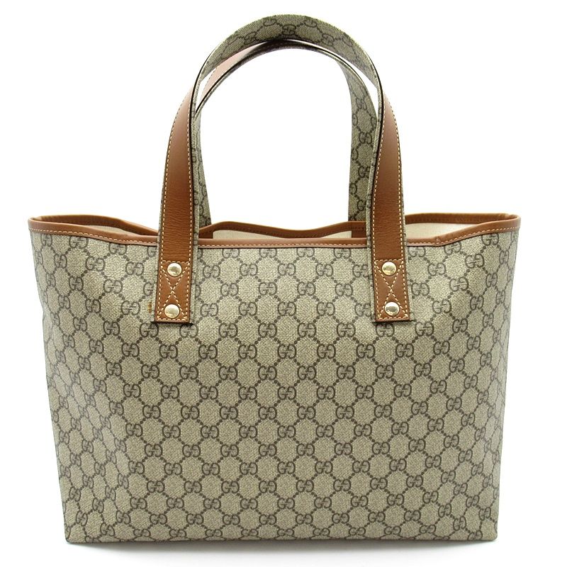 Gucci Sherry Line Tote GG Supreme Brown — view 4