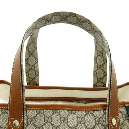 Gucci Sherry Line Tote GG Supreme Brown — view 2