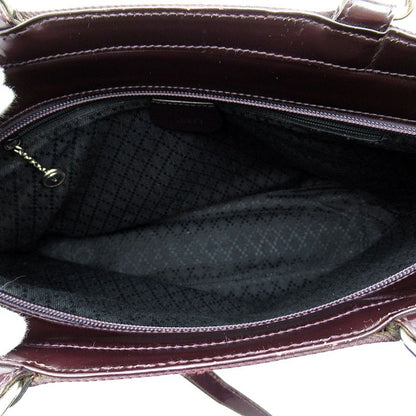 Gucci Bamboo 2-Way Handbag Canvas Leather Brown — view 7