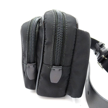 Prada Studded Waist Pouch Belt Bag Nylon Black — view 3