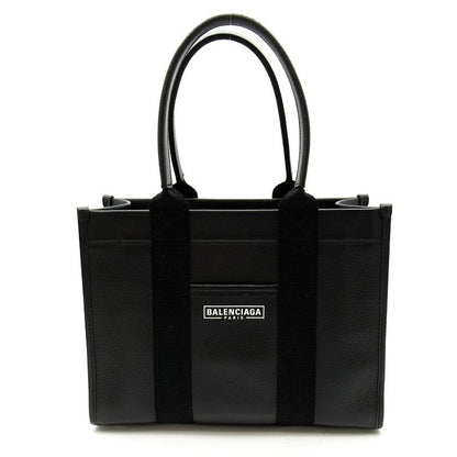 Balenciaga 2-Way Handbag Leather Black
