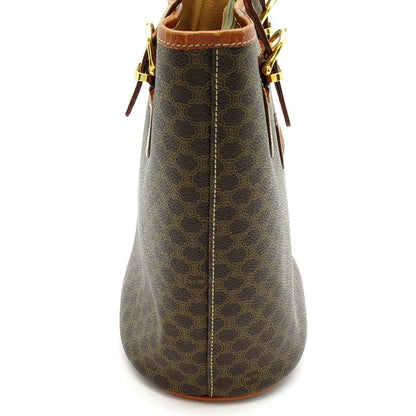Celine Macadam Handbag Leather Brown — view 5