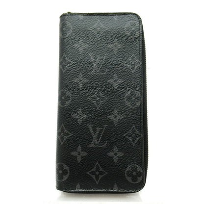 Louis Vuitton Zippy Wallet Vertical Monogram Eclipse Black
