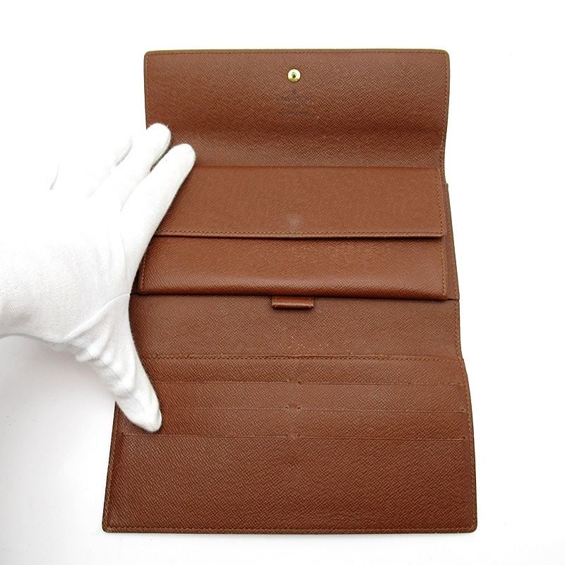Louis Vuitton Porte Tresor International Monogram Brown Wallet — view 6