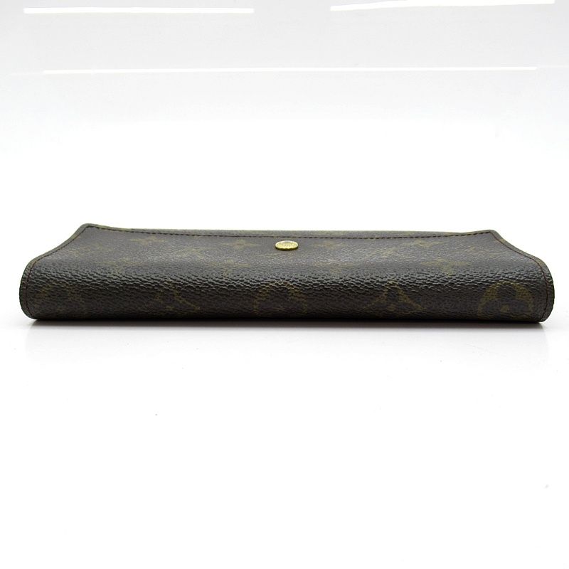 Louis Vuitton Porte Tresor International Monogram Brown Wallet — view 3