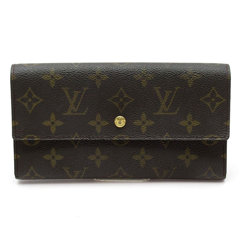 Louis Vuitton Porte Tresor International Monogram Brown Wallet