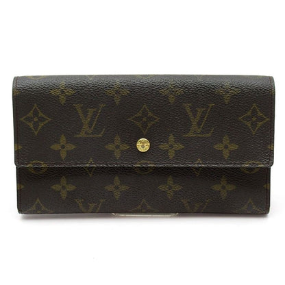 Louis Vuitton Porte Tresor International Monogram Brown Wallet