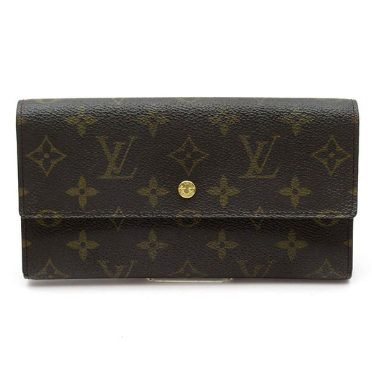 Louis Vuitton Porte Tresor International Monogram Brown Wallet