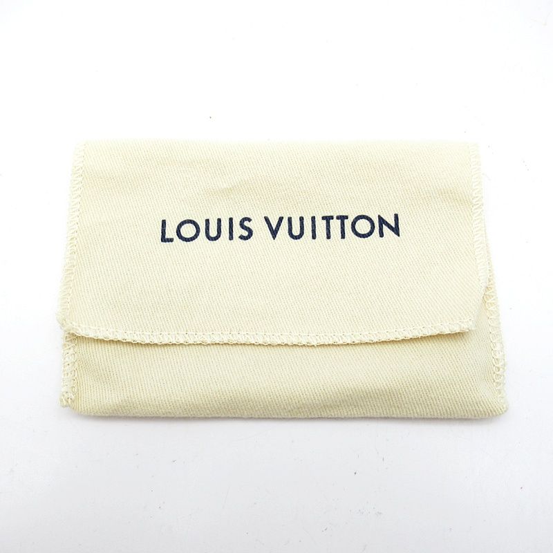 Louis Vuitton Key Holder LV Shadow Dragonne Monogram Navy Blue — view 3