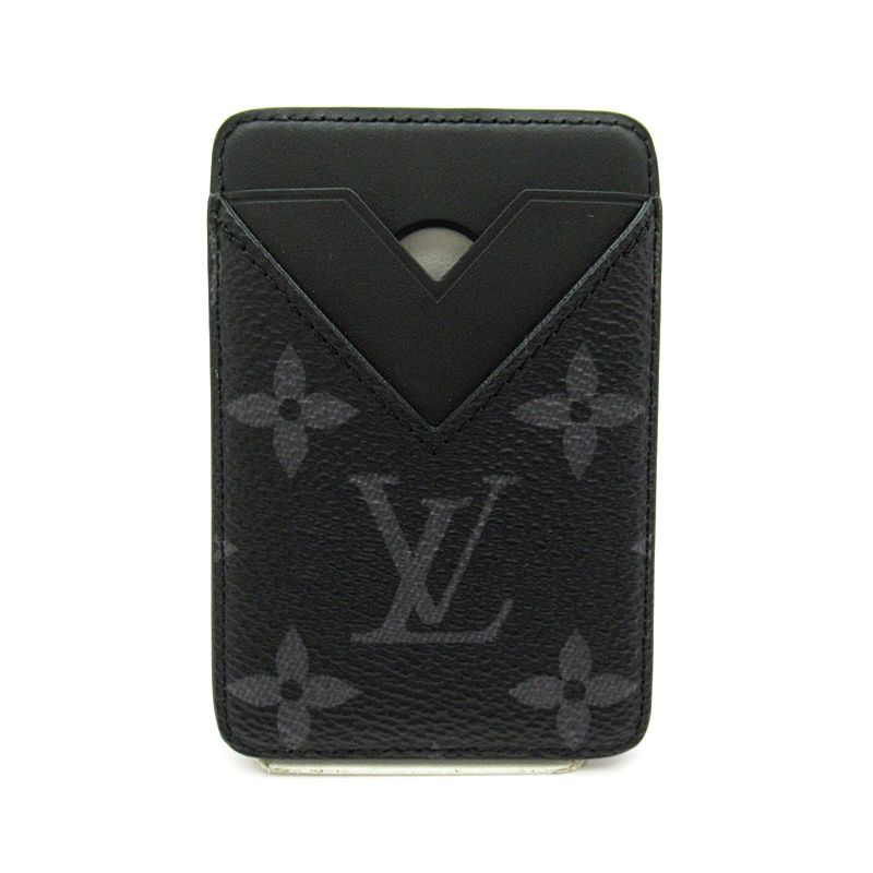 Louis Vuitton Card Holder Magnet Monogram Eclipse Black